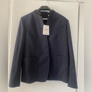 Theory x Lucas Ossendrijver Dark Navy Jacket - Size 8 NWT